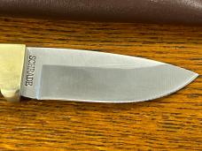 Schrade 6 7/8" Drop Point Old Timer PH2W Knife w/Burled Ironwood Scales