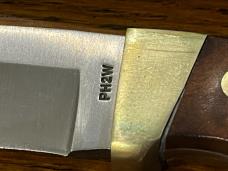 Schrade 6 7/8" Drop Point Old Timer PH2W Knife w/Burled Ironwood Scales