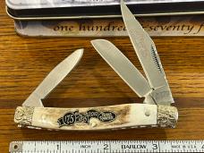 Schrade Uncle Henry 34STTR 175th Anniversary Texas Rangers 3-Blade Stockman Folding Knife Schrade Uncle Henry 34STTR 175th Anniversary Texas Rangers 3-Blade Stockman Folding Knife