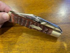 Star 3340 "Old Soldier" Swing-Guard Lockback Folding Knife w/ Jigged Purple Bone Scales Star 3340 "Old Soldier" Swing-Guard Lockback Folding Knife w/ Jigged Purple Bone Scales
