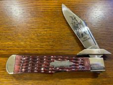 Star 3340 "Old Soldier" Swing-Guard Lockback Folding Knife w/ Jigged Purple Bone Scales Star 3340 "Old Soldier" Swing-Guard Lockback Folding Knife w/ Jigged Purple Bone Scales