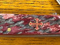 United Cutlery Lynyrd Skynyrd God & Guns Commerative Trapper Pocket Knife United Cutlery Lynyrd Skynyrd God & Guns Commerative Trapper Pocket Knife