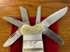 Parker & Son M-1431 Exibition 12-Blade Folding Knife w/Mother of Pearl Inlaid Handle Japan-- RARE!!! Parker & Son M-1431 Exibition 12-Blade Folding Knife w/Mother of Pearl Inlaid Handle Japan-- RARE!!!