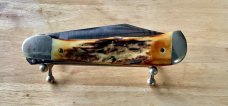 Jaeger Bros Aerial Knife CC , stag scales 