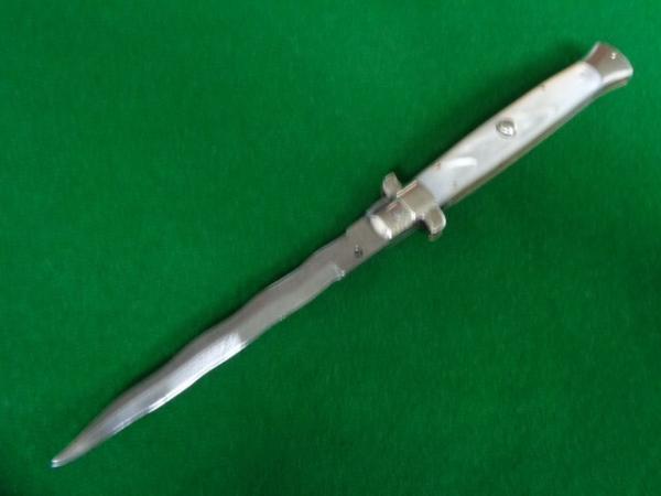 RARE 28cm 11" ANGESA Italy KRIS Pick Lock Genuine Mother Of Pearl !!!