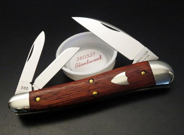 Great Eastern Cutlery #38 English Splitback Whittler Bloodwood GEC 380321