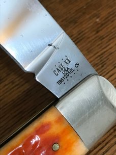 Case 612010 Tribal lock whiskey bone CV edc