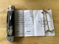 Contini Italian 10 inch Brazilian Horn Hand made picklock Contini Italian 10 inch Brazilian Horn Hand made picklock