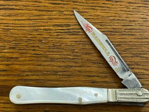 Fight'n Rooster Frank Buster "Rachell" Limited Edition Single Blade Folding Knife w/Mother of Pearl 