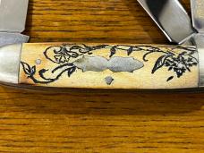 Fight'n Rooster Frank Buster Celebrated Cutlery 1985 Ltd Ed 3-Blade Stockman Folding Knife Germany Fight'n Rooster Frank Buster Celebrated Cutlery 1985 Ltd Ed 3-Blade Stockman Folding Knife Germany