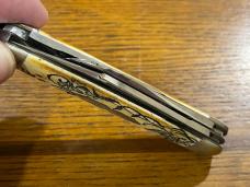 Fight'n Rooster Frank Buster Celebrated Cutlery 1985 Ltd Ed 3-Blade Stockman Folding Knife Germany Fight'n Rooster Frank Buster Celebrated Cutlery 1985 Ltd Ed 3-Blade Stockman Folding Knife Germany