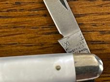 I*XL Wostenholm 2-Blade Pen Knife w/Mother of Pearl Scales England