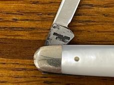 I*XL Wostenholm 2-Blade Pen Knife w/Mother of Pearl Scales England