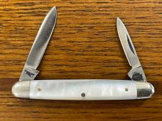 I*XL Wostenholm 2-Blade Pen Knife w/Mother of Pearl Scales England