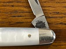 I*XL Wostenholm 2-Blade Pen Knife w/Mother of Pearl Scales England