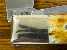 Parker 2-Blade Trapper w/Jigged Stag Scales Japan Parker 2-Blade Trapper w/Jigged Stag Scales Japan