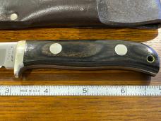 Parker 6 1/2" Drop Point Hunting Knife w/Stainless Steel Blade & Pakkawood Scales Japan Parker 6 1/2" Drop Point Hunting Knife w/Stainless Steel Blade & Pakkawood Scales Japan