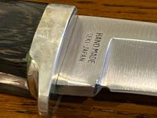 Parker 6 1/2" Drop Point Hunting Knife w/Stainless Steel Blade & Pakkawood Scales Japan Parker 6 1/2" Drop Point Hunting Knife w/Stainless Steel Blade & Pakkawood Scales Japan