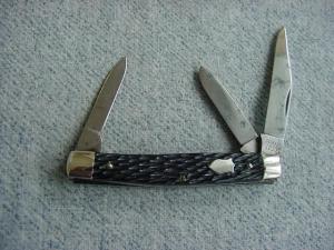 Vintage SCHRADE, WALDEN, N.Y., U.S.A. Junior Stockman's Pattern, Pocket Knife