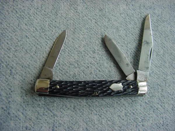 Vintage SCHRADE, WALDEN, N.Y., U.S.A. Junior Stockman's Pattern, Pocket Knife Vintage SCHRADE, WALDEN, N.Y., U.S.A. Junior Stockman's Pattern, Pocket Knife