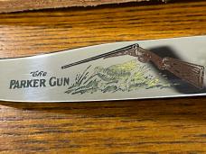Parker Brothers 7 3/4" Clip Point Hunting Knife w/Stag Handle Germany