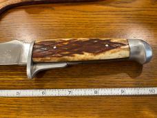 Parker Brothers 9 3/4" Clip Point Hunting Knife w/Interchangeable Hatchet Blade Japan Parker Brothers 9 3/4" Clip Point Hunting Knife w/Interchangeable Hatchet Blade Japan