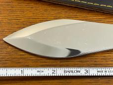 Parker Cut. Co. 10 1/2" Spear Point Throwing Knife Japan Parker Cut. Co. 10 1/2" Spear Point Throwing Knife Japan
