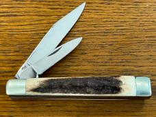 Parker Cut. Co. 2-Blade "Country Doctor" Physician's Folding Knife w/Jigged  Bone Scales Japan