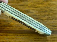 Parker Cut. Co. 2-Blade "Country Doctor" Physician's Folding Knife w/Jigged  Bone Scales Japan