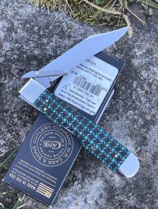 CASE XX ** SFO 2022 CARIBBEAN BLUE SMOOTH BONE SPIRAL CHEETAH CASE XX ** SFO 2022 CARIBBEAN BLUE SMOOTH BONE SPIRAL CHEETAH