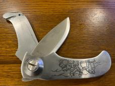 Parker Cut. Co. AK-808 Hillbilly Barry Woods Style Swing-Lock Folding Knife Japan -- RARE!!! Parker Cut. Co. AK-808 Hillbilly Barry Woods Style Swing-Lock Folding Knife Japan -- RARE!!!