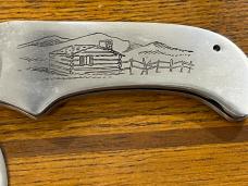 Parker Cut. Co. AK-808 Hillbilly Barry Woods Style Swing-Lock Folding Knife Japan -- RARE!!! Parker Cut. Co. AK-808 Hillbilly Barry Woods Style Swing-Lock Folding Knife Japan -- RARE!!!
