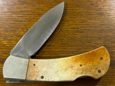 Parker Cut. Co. Little Grizzly Lockback Folding Knife w/Carved Bone Scales Parker Cut. Co. Little Grizzly Lockback Folding Knife w/Carved Bone Scales