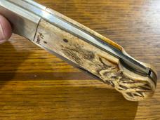 Parker Cut. Co. Little Grizzly Lockback Folding Knife w/Carved Bone Scales Parker Cut. Co. Little Grizzly Lockback Folding Knife w/Carved Bone Scales