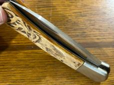 Parker Cut. Co. Little Grizzly Lockback Folding Knife w/Carved Bone Scales Parker Cut. Co. Little Grizzly Lockback Folding Knife w/Carved Bone Scales