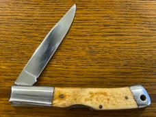 Parker Cut. Co. No. 5015 Grey Ghost Lockback Folding Knife w/Smooth Bone Scales Japan Parker Cut. Co. No. 5015 Grey Ghost Lockback Folding Knife w/Smooth Bone Scales Japan
