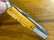 Parker Cut. Co. No. 5015 Grey Ghost Lockback Folding Knife w/Smooth Bone Scales Japan Parker Cut. Co. No. 5015 Grey Ghost Lockback Folding Knife w/Smooth Bone Scales Japan