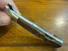 Parker Cut. Co. No. 688 El Diablo Lockback Knife w/Pick Bone Stag Scales Japan Parker Cut. Co. No. 688 El Diablo Lockback Knife w/Pick Bone Stag Scales Japan