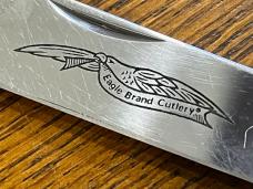 Parker Cut. Co. Sailors Rigging Marlin Spike Knife w/Scrimshaw Smooth Bone Scales Japan