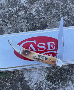 CASE XX ** 2023 GENUINE STAG FLUTED SMALL TEXAS TOOTHPICK
