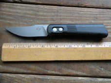 Boker Plus Lundquist Alluvial Switchblade Automatic, Bead Blast Satin D2 Blade Boker Plus Lundquist Alluvial Switchblade Automatic, Bead Blast Satin D2 Blade
