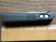 Boker Plus Lundquist Alluvial Switchblade Automatic, Bead Blast Satin D2 Blade Boker Plus Lundquist Alluvial Switchblade Automatic, Bead Blast Satin D2 Blade