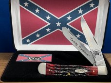 Case XX USA Hank Williams Jr.#001/050 Dark Crimson”Jigged”Bone Handle Trapper Knife,Deep Etch,NEW. Case XX USA Hank Williams Jr.#001/050 Dark Crimson”Jigged”Bone Handle Trapper Knife,Deep Etch,NEW.