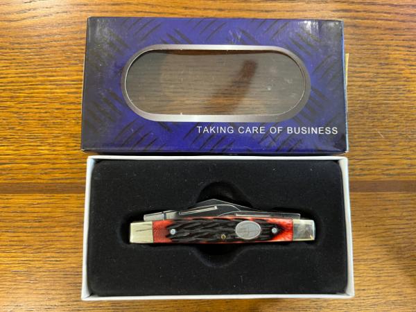 Pride Cutlery 5-Blade Congress Folding Knife w/Jigged Bone Scales