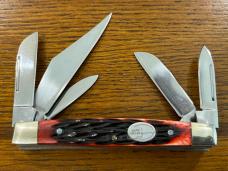 Pride Cutlery 5-Blade Congress Folding Knife w/Jigged Bone Scales