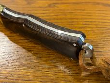 Simmons 7" Drop Point Hunting Knife w/Wood Scales Model #1525 Japan