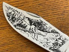 Parker-Frost Star Deer Slayer Limited Edition Single Blade Folding Knife SN#0560