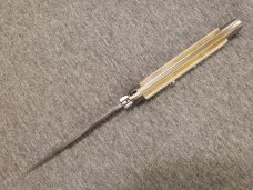 *NOS* Frank Beltrame ITALIAN 11" GENUINE Mother of Pearl Stiletto w/Bayonet Blade 4MM