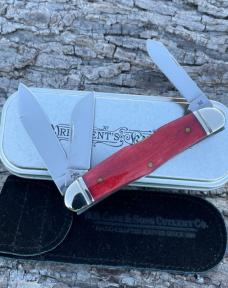 CASE XX ** 2009 PRESIDENT'S KNIFE OLD RED HUMPBACK STOCKMAN CASE XX ** 2009 PRESIDENT'S KNIFE OLD RED HUMPBACK STOCKMAN