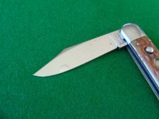 RARE PRESTO WWII M2 PARATROOPER Switchblade BONE Handles NICE ! RARE PRESTO WWII M2 PARATROOPER Switchblade BONE Handles NICE !